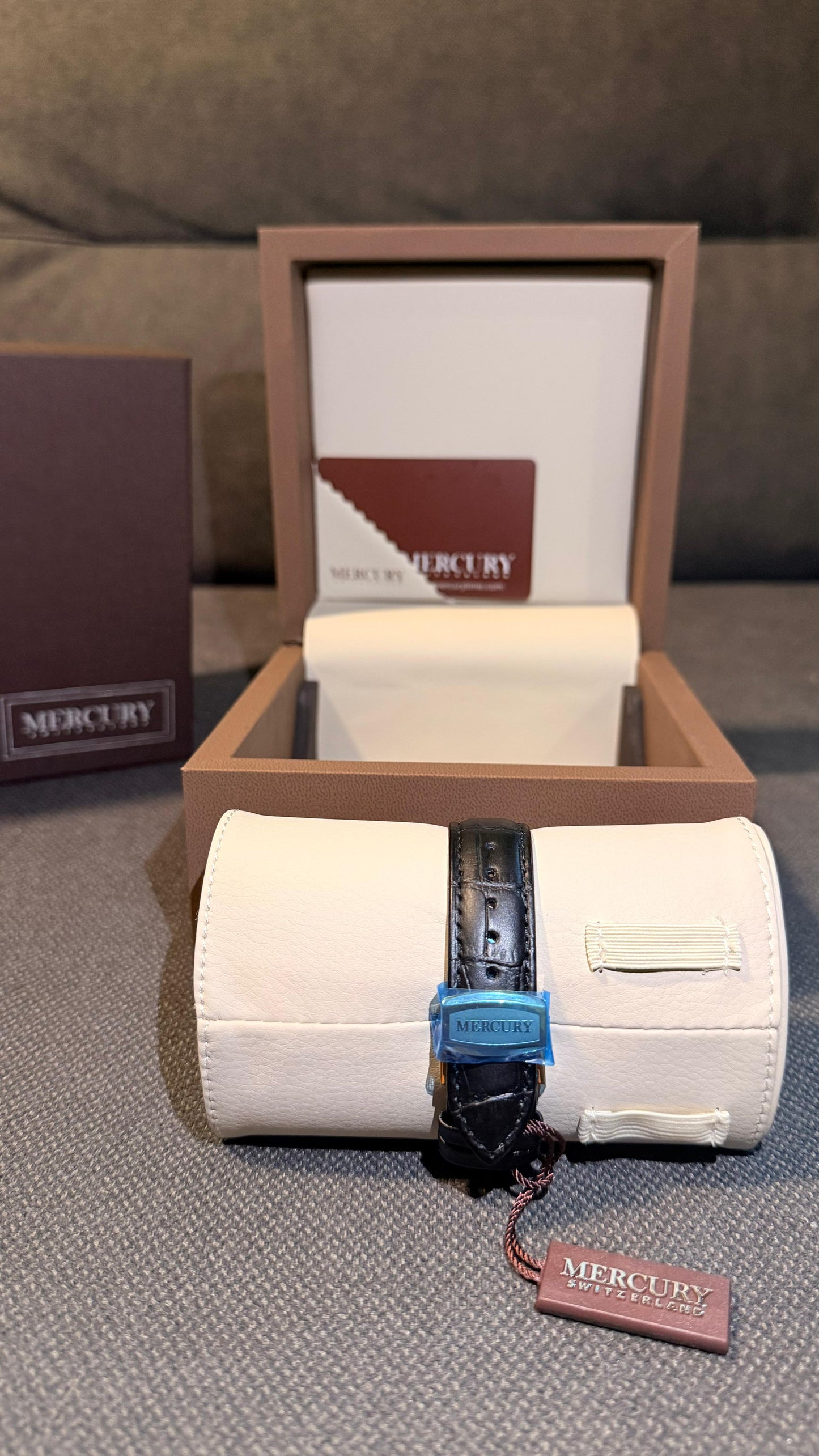 Reloj femenino marca Mercury, modelo ME380-SS-9-maquinaria Suiza.