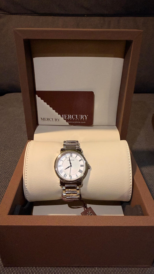 Reloj femenino Mercury, modelo ME385-SS-1- maquinaria suiza. Nuevo a estrenar.