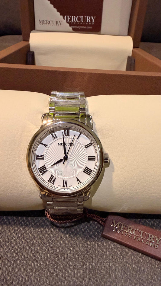 Reloj femenino Mercury, modelo ME385-SS-1- maquinaria suiza. Nuevo a estrenar.